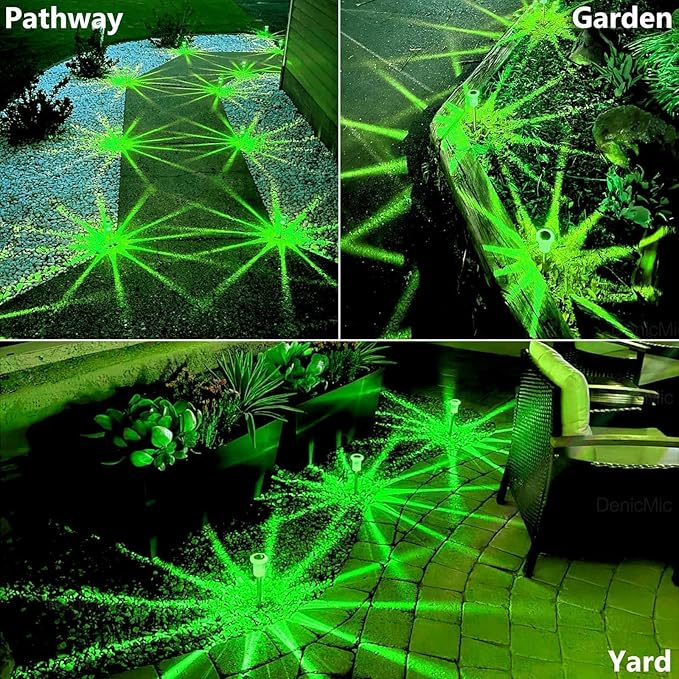 DenicMic St Patricks Day Decorations Solar Lights Outdoor 10 Pack Waterproof - Image 4