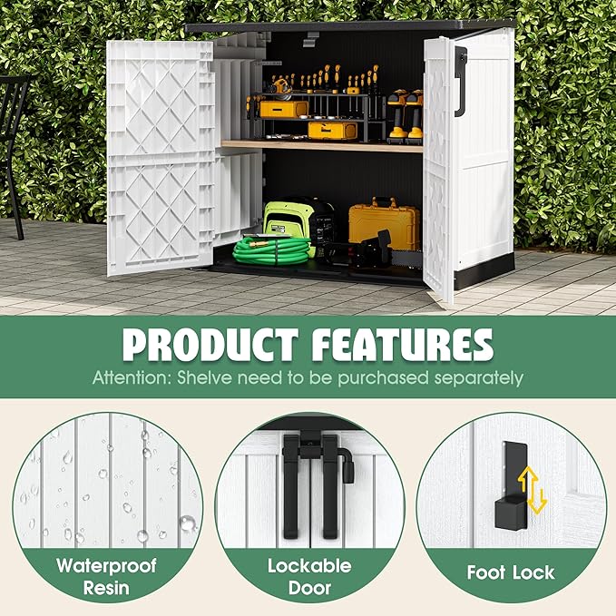 LHBcraft Outdoor Storage Cabinet 36 Cu Ft - Image 3