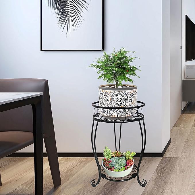 2 Pack 19.2 inch Metal Plant Stand Rack - Image 4