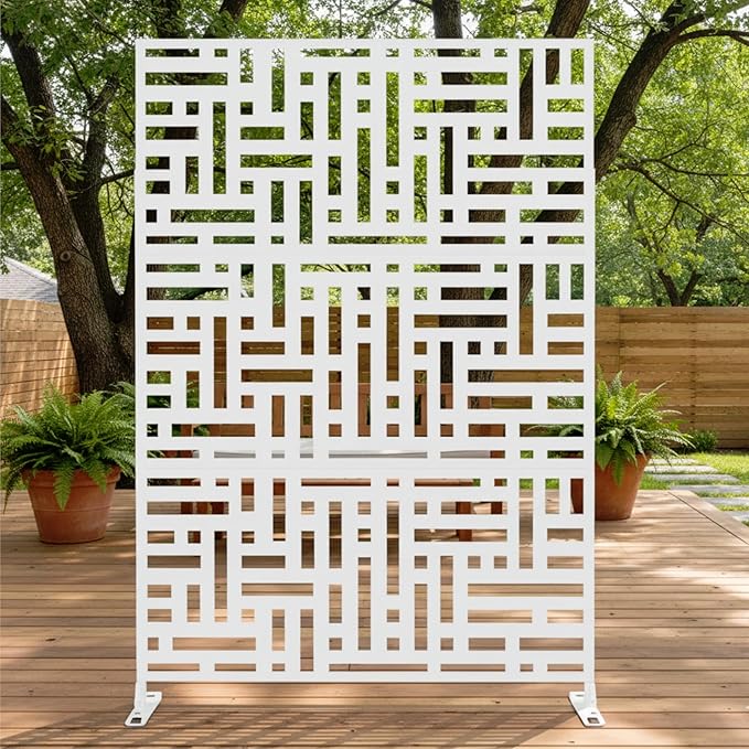 Casaphoria Metal Privacy Screen Outdoor by Casaphoria