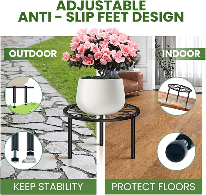 TOSKING Heavy Duty Metal Plant Stand - Image 7
