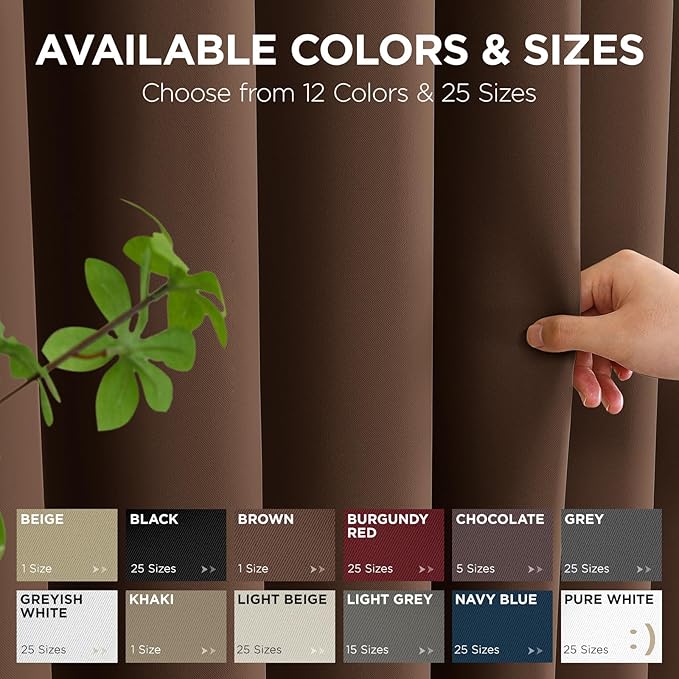 Joydeco Blackout Door Curtain for Doorway Privacy 78 Inches Long, Grommet - Image 9