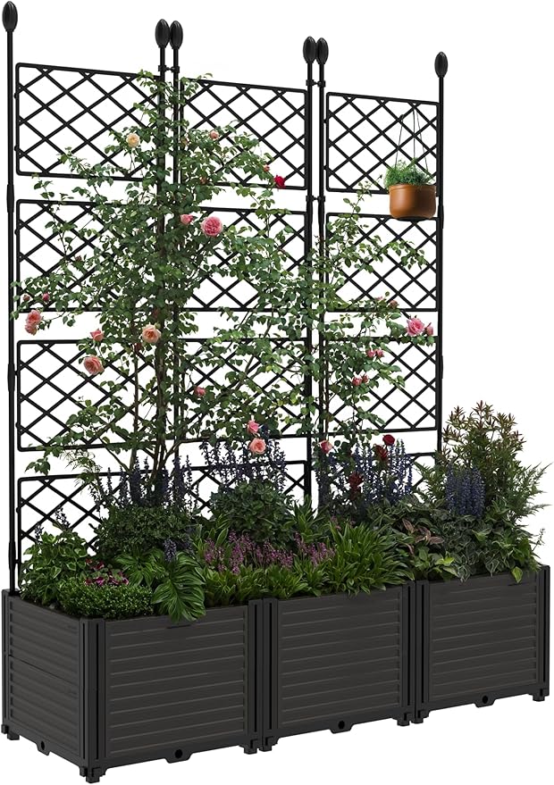 IDEALHOUSE 3 PCS Raised Garden Bed by IDEALHOUSE