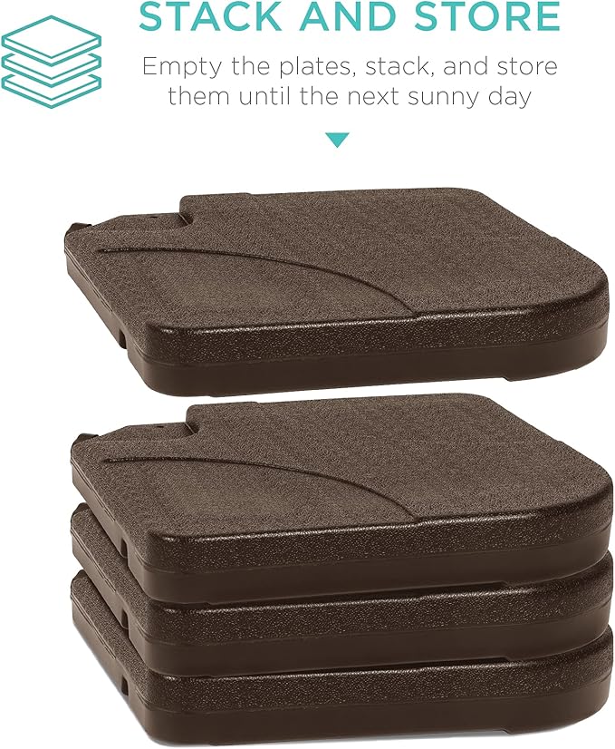 Best Choice Products 4-Piece 155lb Capacity Heavy-Duty Cantilever Offset Patio - Image 6