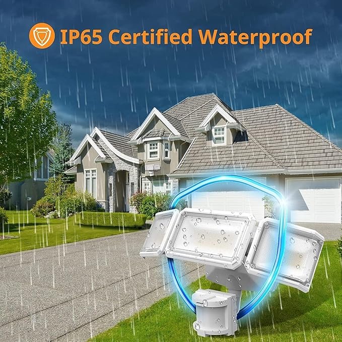 LEPOWER Battery Powered LED Flood Light Outdoor, 1500LM Motion Sensor Security - Image 7