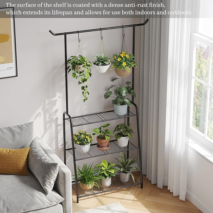 Plant Stand Indoor Outdoor, Metal Plant Stands - Image 3