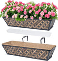 hehimhis 24 Inch 2 Pack Railing Planter Box by Hehimhishome