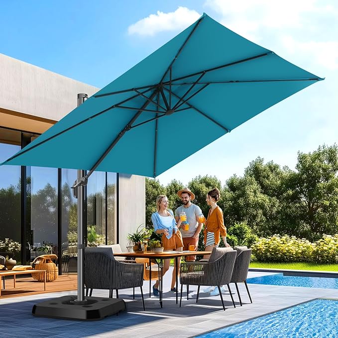 HOTEEL10x10ft Patio Umbrella Cantilever Umbrellas - Image 2