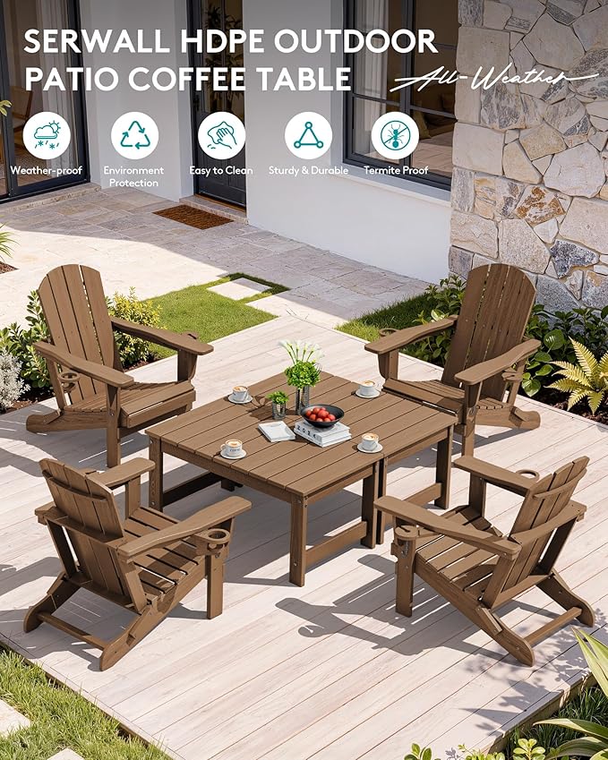 SERWALL Outdoor Coffee Table - Image 9