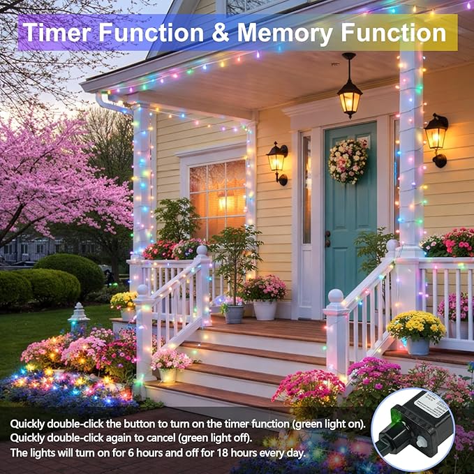 Connectable 200 LED Easter Lights Indoor Outdoor - Image 5