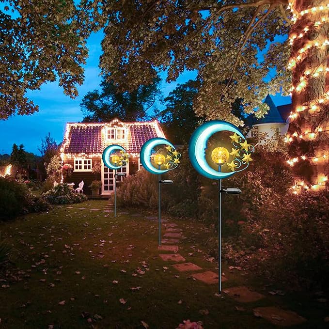 Stars Moon Solar Lights Outdoor - Image 7
