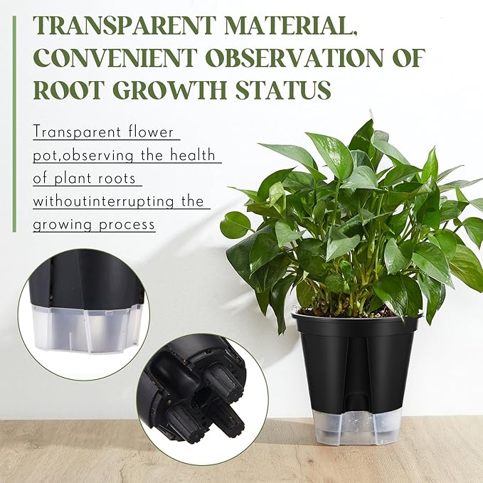 Self Watering Pots for Indoor Plants - Image 4