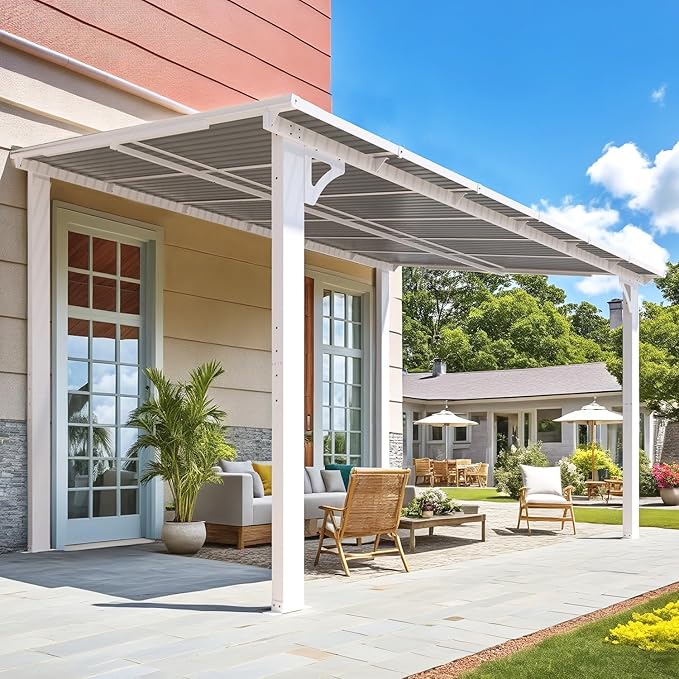 AECOJOY 12' x 8' Outdoor Gazebo Pergola by AECOJOY