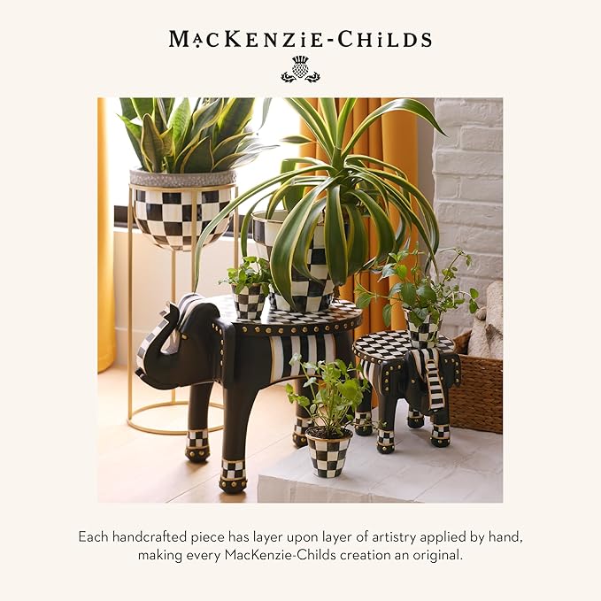 MACKENZIE-CHILDS Flowerpot, Decorative Garden Pot - Image 6