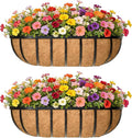 36 Inch Railing Planter Window Box Deck Balcony Rail Planter by EIMQUVW