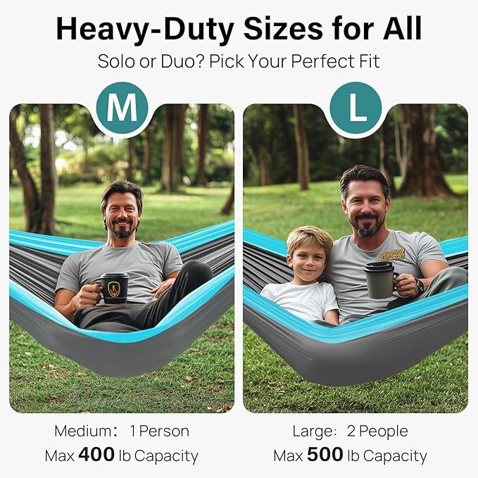 Kootek Camping Hammock, Portable Hammocks - Image 2