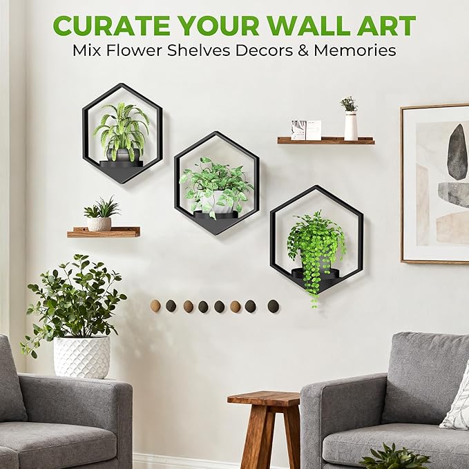 Wall Planters for Indoor Plants, Plant Frames Wall Decor Living Room Plant - Image 2