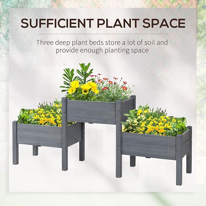 Outsunny Raised Garden Bed - Image 6