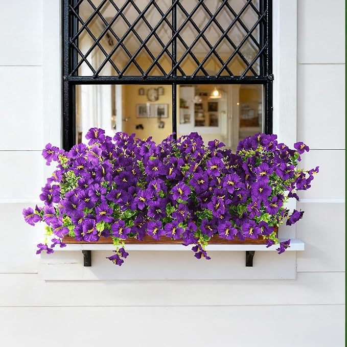 INQCMY Artificial Fake Petunias Flowers - Image 5