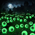 BrizLabs 6 Pack 36 LED Halloween Solar Eyeball Lights, 2 Modes Outdoor by BrizLabs