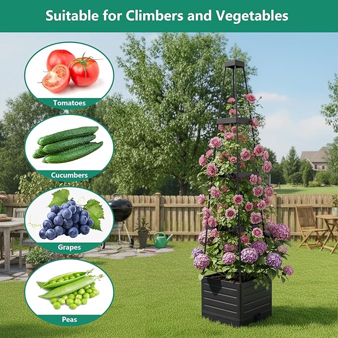 2 Pack Raised Garden Bed Planter Box - Image 6