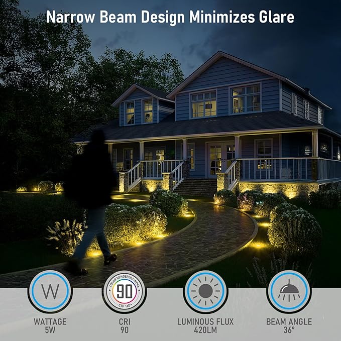 LEONLITE Dia. 4 Inch 5CCT Well Lights Landscape LED In Ground, 5 Color - Image 6