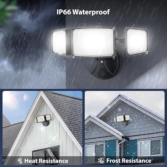 Onforu 100W 11000LM Flood Lights Outdoor, Brightness Security LED Flood Lights - Image 6