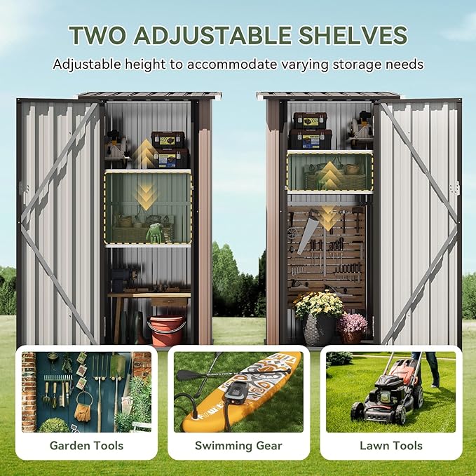 Aoxun Outdoor Storage Shed - Image 2