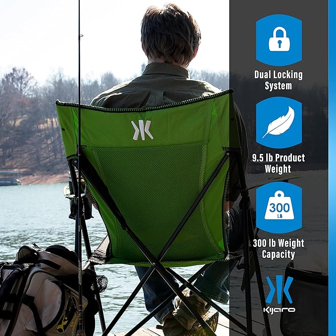 Kijaro Dual Lock Portable Camping Chairs - Image 6