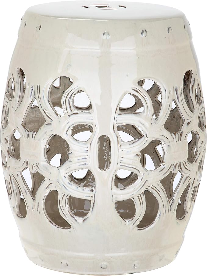 Safavieh Imperial Vine Ceramic Decorative Garden Stool by SAFAVIEH