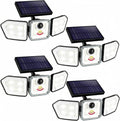 Bionic Flood Light 4 Pk Solar Lights Outdoor Waterproof, Ultra Bright 89 LEDs by BellHowell