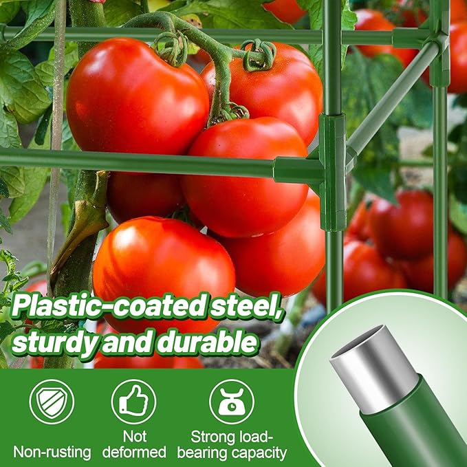 ANPHSIN 3 Sets Tomato Cages - Image 3