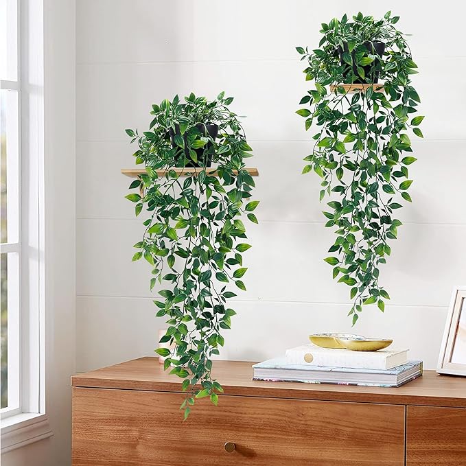 Waipfaru 2Pcs Fake Hanging Plants - Image 7