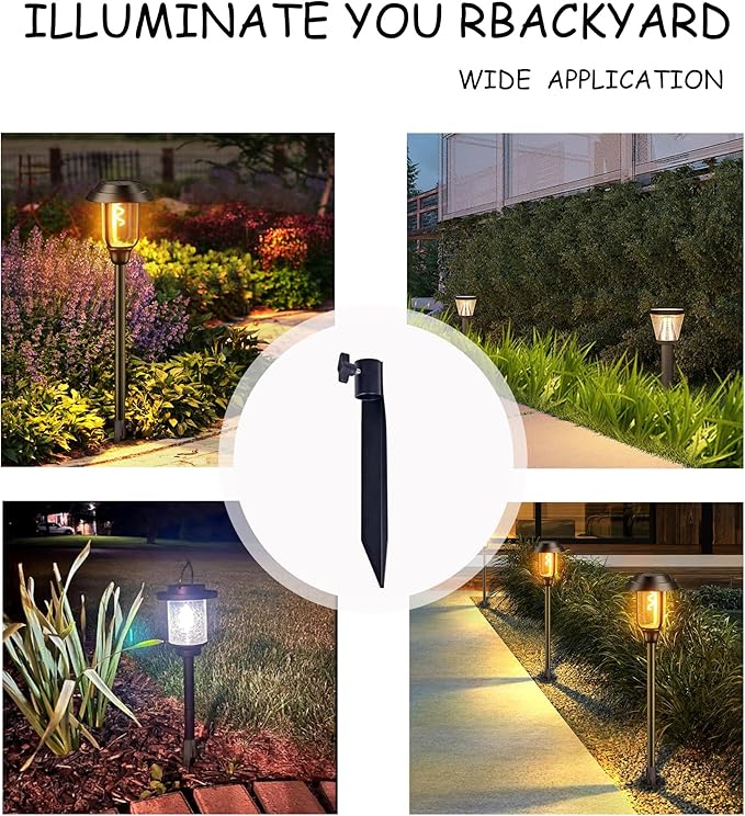Outdoor Metal Stakes for Ground, Garden Stakes for Lights, Used for Replacement - Image 5