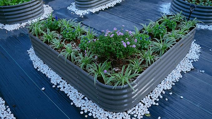 A ANLEOLIFE 12-Pack Galvanized Raised Garden Beds Outdoor, Whole Backyard Farm - Image 5