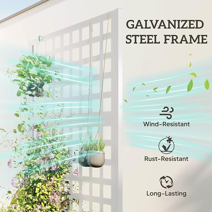 Outsunny Galvanized Raised Garden Bed - Image 3