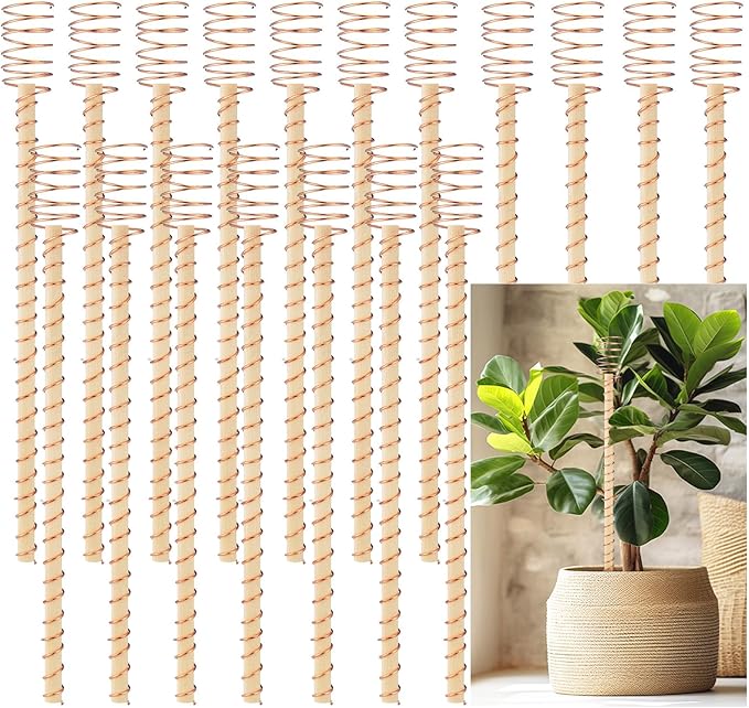 18 Pcs Electroculture Plant Stakes 17 Inches Long Copper Garden Stakes by DoubleFill