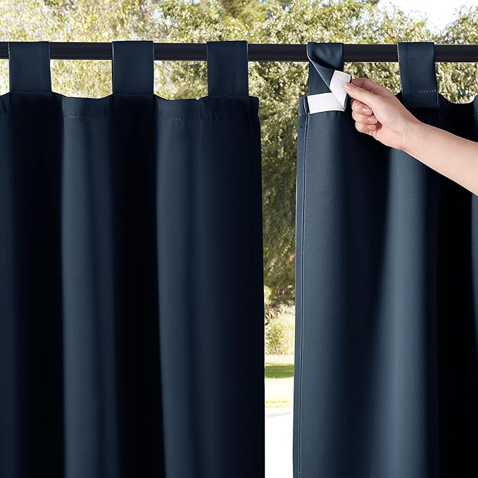 NICETOWN 2 Panels Outdoor Curtainss by NICETOWN
