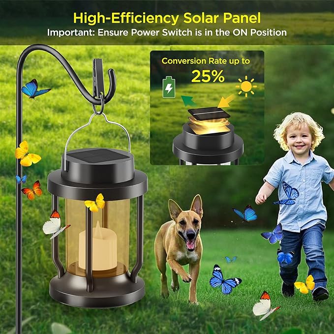 Solar Lantern Outdoor & Indoor Use – Hanging Solar Lights - Image 5
