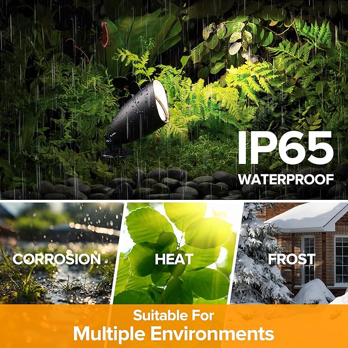 LUTEC 12V Low Voltage Landscape Lighting, Die-cast Aluminum Spot Lights - Image 7