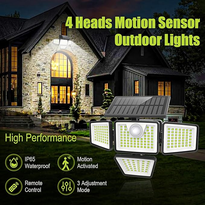 3000LM Solar Lights Outdoor - Image 3