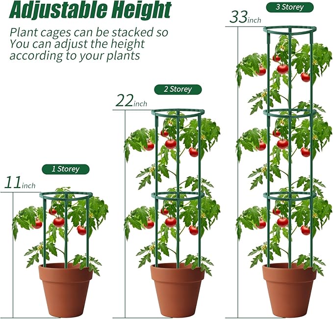Uzoli 12 Pack Plant Support Stakes Sets - Image 5