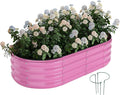 Galvanized Metal Planter Raised Garden Bed Kit by ZFHgarden