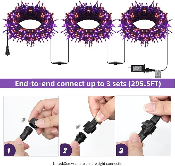 300 LED Halloween String Lights, 98.5FT - Image 4
