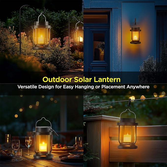 Solar Lantern Outdoor & Indoor Use – Hanging Solar Lights - Image 6