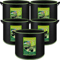 NACHLYNN 5-Pack 10 Gallon Grow Bags by Createyourownlifestory
