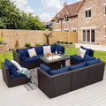 NICESOUL 9 Piece Patio Sectional Sofa Set by NICESOUL