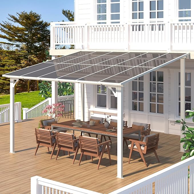 AECOJOY 12' x 10' Outdoor Gazebo Pergola - Image 4
