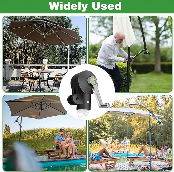 Cantilever Umbrella Parts, Adjustable Patio Umbrella Replacement Parts Umbrella - Image 7