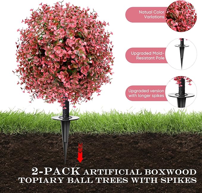 Artificial Topiary Bushes for Outdoors - Image 5